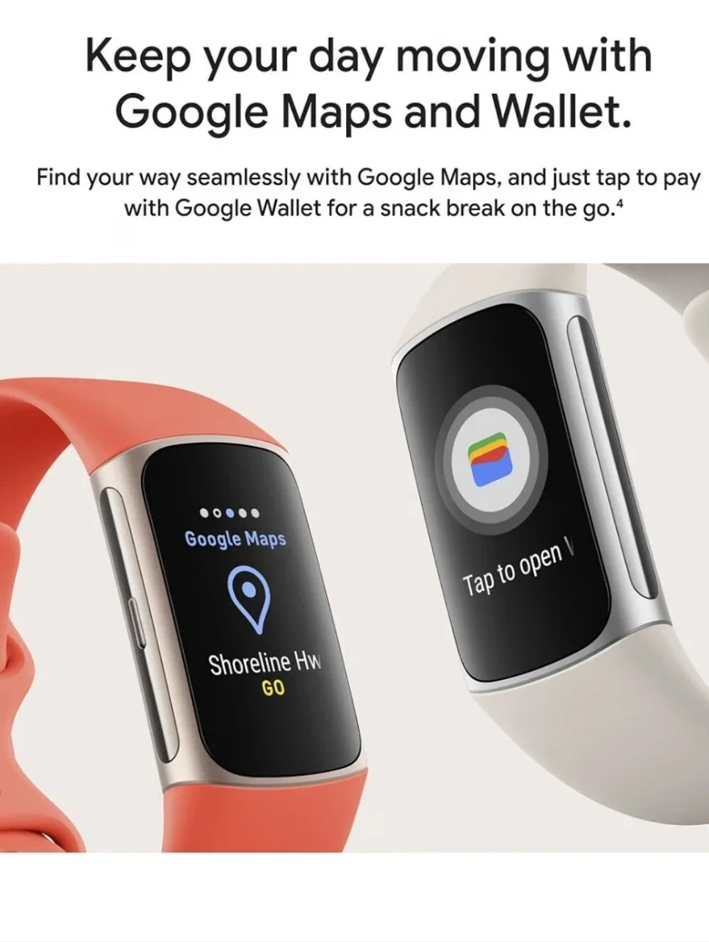 New! Google FitBit Charge 6